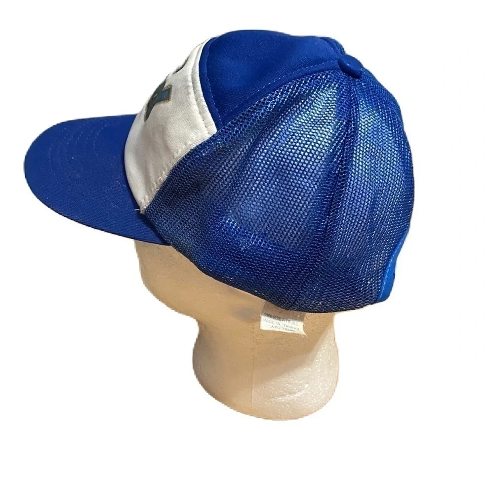 Vintage Ford Glitter Mesh Snap Back Trucker Hat Blue